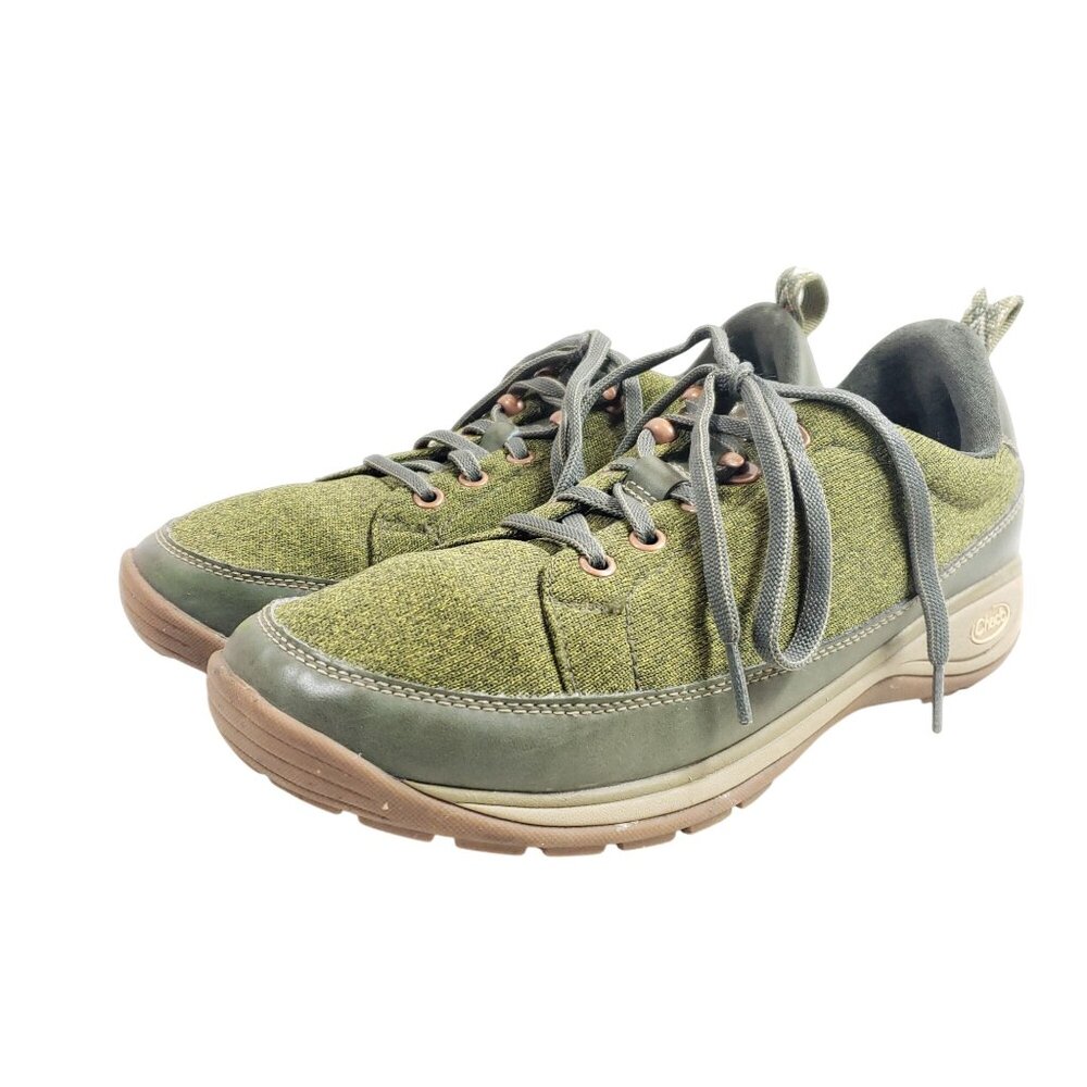 Chaco Womens Size 9.5 Kanarra 2.0 Green Lace-Up Casual Shoes - Picture 2 of 9